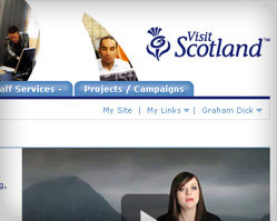 VisitScotland Hub Intranet